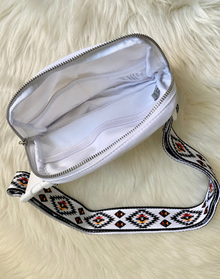 The Rio Aztec Belt Bag {Black, Beige, White}