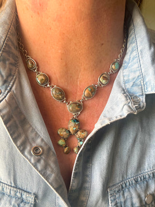 The Royston Ribbon Naja Lariat Necklace