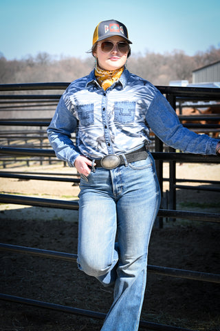 Buffalo Desert Denim Button Up