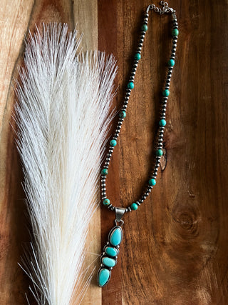 The Carico Moon Necklace (16”) by L. Ramone