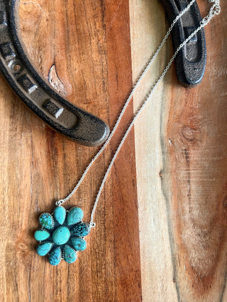 The Sonoran Sunrise Cluster Necklace