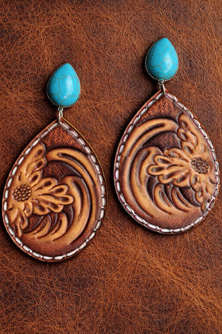 Cody Leather Earrings