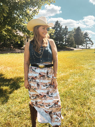 Wild Horses Skirt