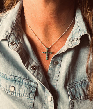 The Silver Creek Cross Necklace