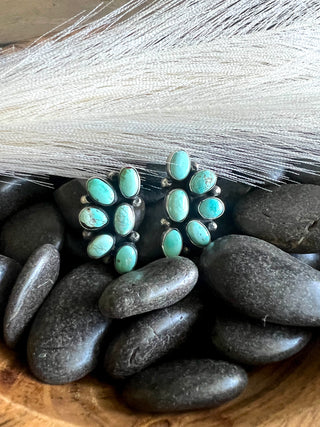 Sky Drift Cluster Earrings by Juanita McDonald