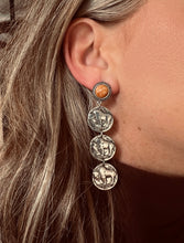 Buffalo Coin Drop Earrings