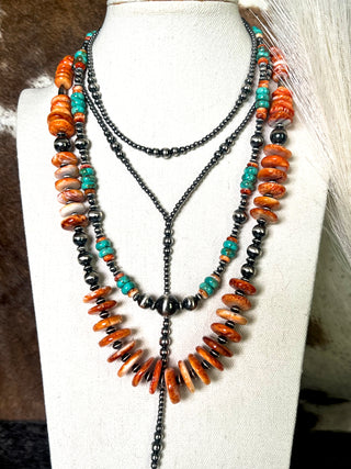 The Sienna Spiny Necklace (22”)