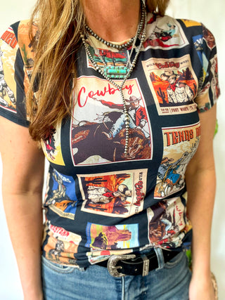 The Vintage Western Mesh Tee