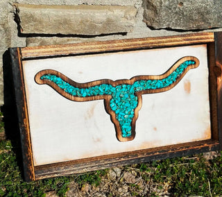 Longhorn Stone Decor