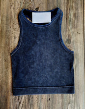 Ribbed Crop Tank {Black}