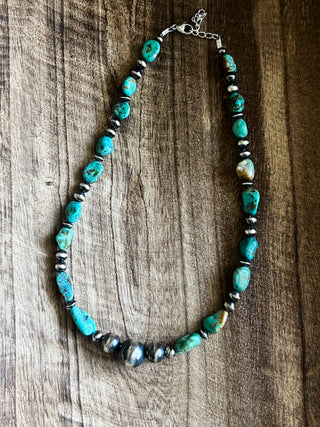 The Sorento Kingman Necklace (16”)