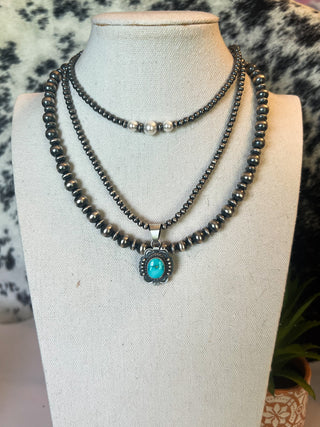 The White Mesa Pearl Necklace (14”)