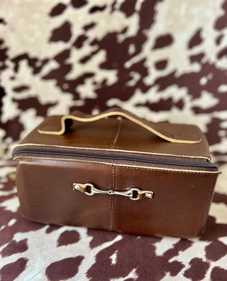 Snaffle Bit Toiletry/Makeup Bag