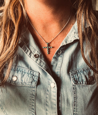 The Silver Creek Cross Necklace