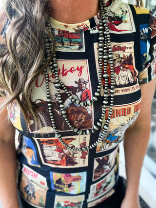 The Vintage Western Mesh Tee