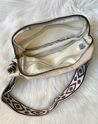 The Rio Aztec Belt Bag {Black, Beige, White}
