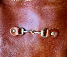 The Snaffle Bit Leather Tote Handbag
