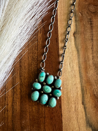White Water Luxe Cluster Bar Necklace by Sharon Francisco