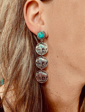 Buffalo Coin Drop Earrings