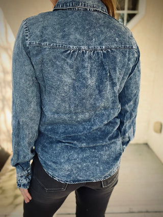 The Dusty Denim Top