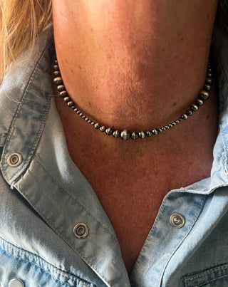 The Brand Pearl Necklace (14”)