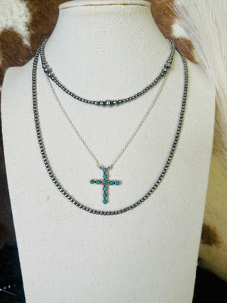 The Silver Creek Cross Necklace