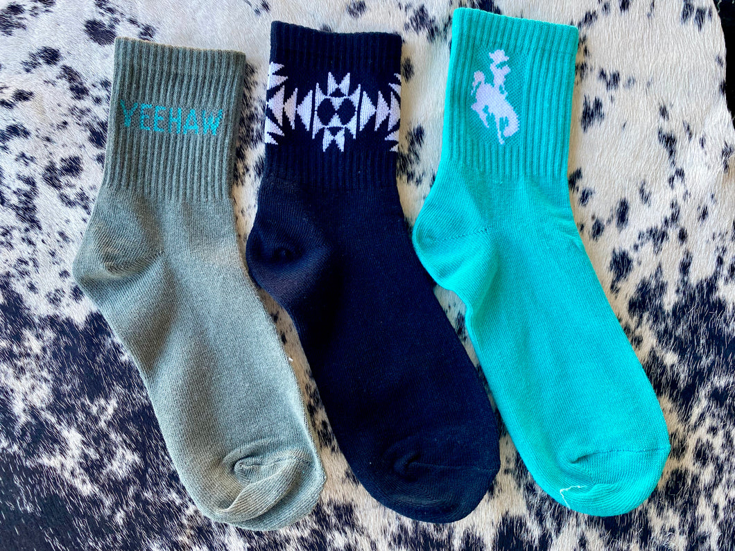 Comanche Western Crew Sock Bundle