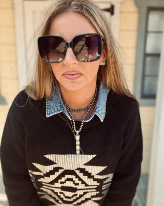 Jackie Sunglasses {Black}