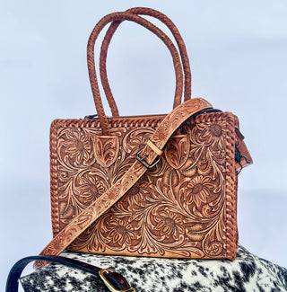 The Drover Handbag {Tan}