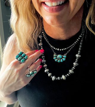 The Royston Mesa Cluster Necklace by Marcella James