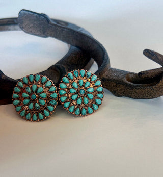 Old Town Turquoise/Bronze Earrings