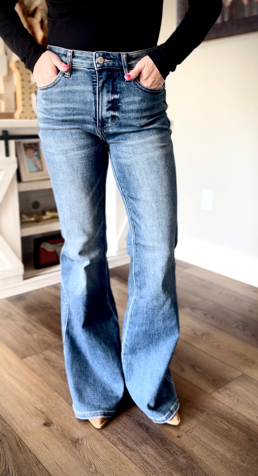 The Wilder Denim Flares