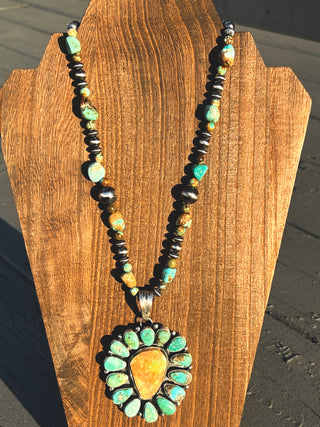 The High Plains Pendant Necklace by Betty Tom