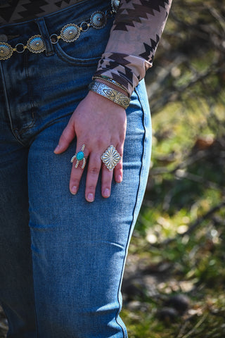 Diamond Concho Ring