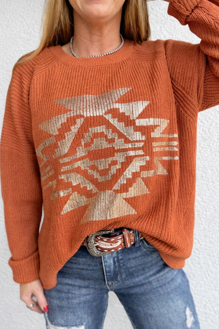 Taos Sweater {Rust}