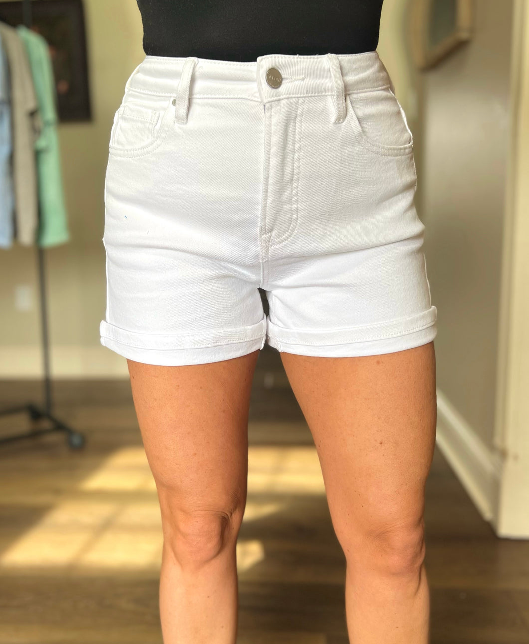 Risen Brand White Shorts