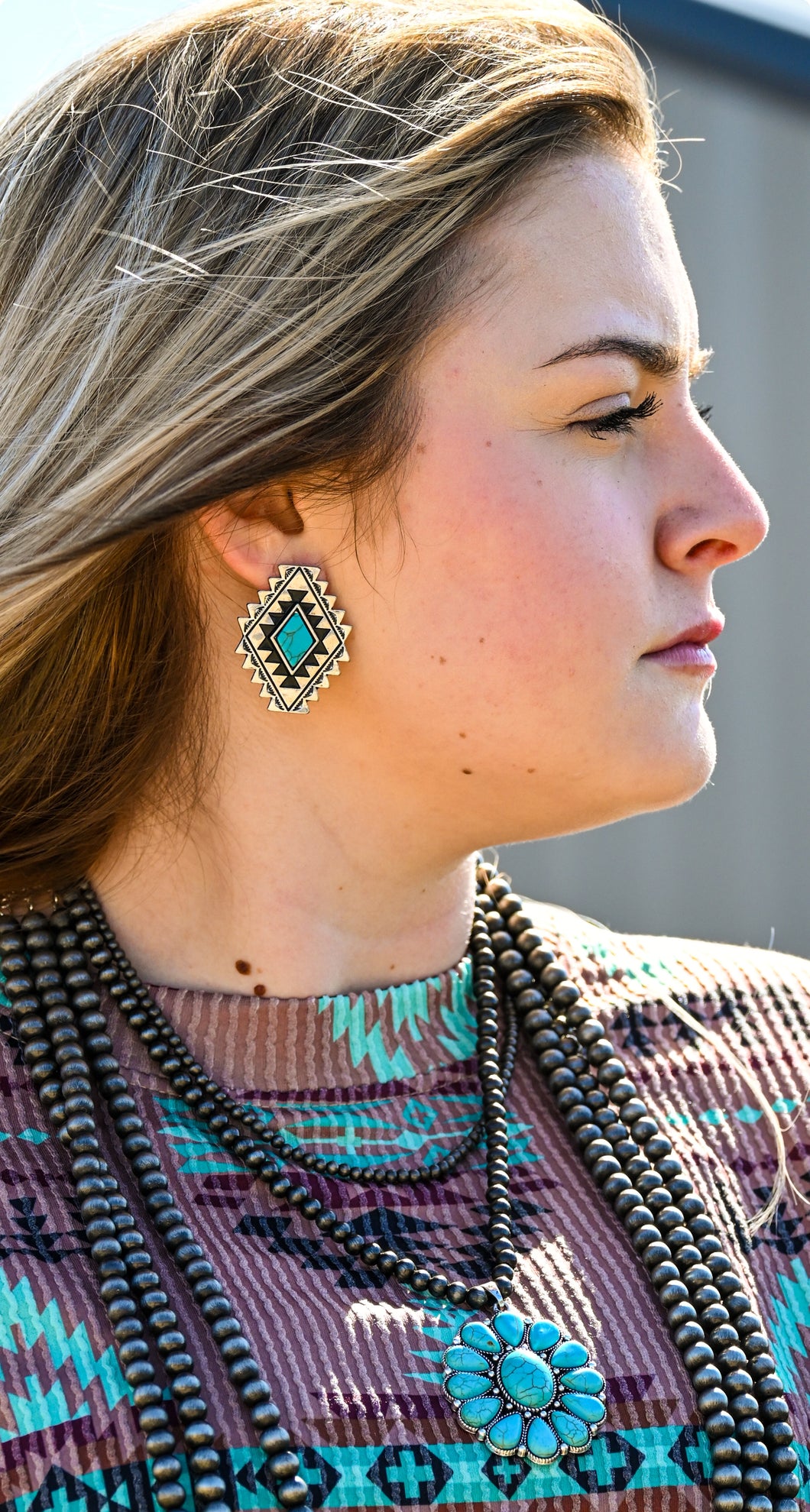 The Rancho Aztec Earrings