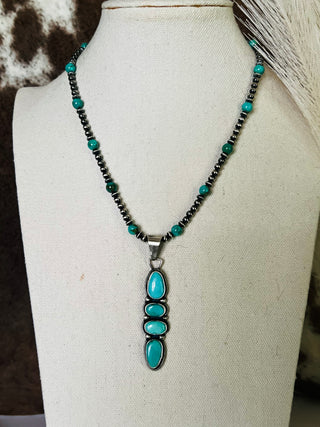 The Carico Moon Necklace (16”) by L. Ramone
