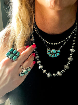 The Royston Mesa Cluster Necklace by Marcella James