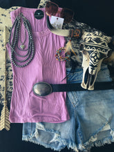 Everyday Ribbed Tank {Mauve}