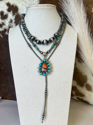 The Mojave Crest Cluster Necklace (16”)