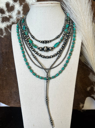 The Sorento Kingman Necklace (16”)