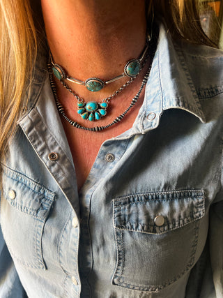 The Royston Mesa Cluster Necklace by Marcella James