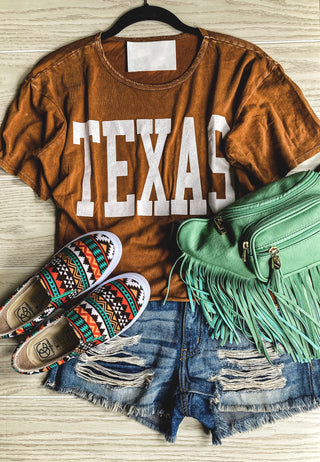 Texas Tee {Rust}