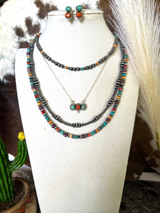 The Spiny Pearl Necklace (19”)