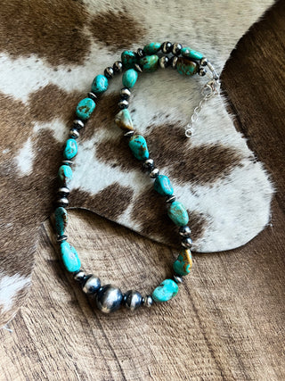The Sorento Kingman Necklace (16”)