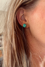 Hank Turquoise Stud Earrings