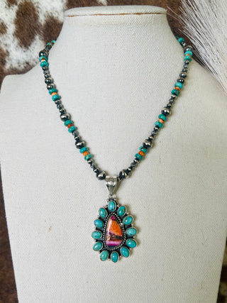 The Mojave Crest Cluster Necklace (16”)