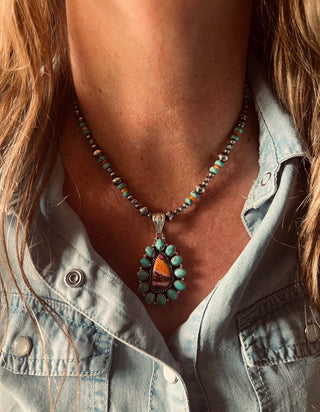The Mojave Crest Cluster Necklace (16”)