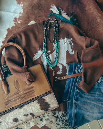 The Brave Horse Sweater